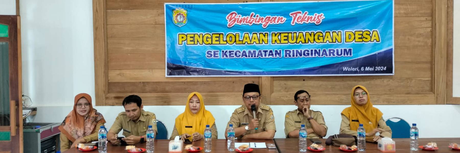 Bimbingan Teknis Pengelolaan Keuangan Desa Se-Kecamatan Ringinarum Tahun 2024