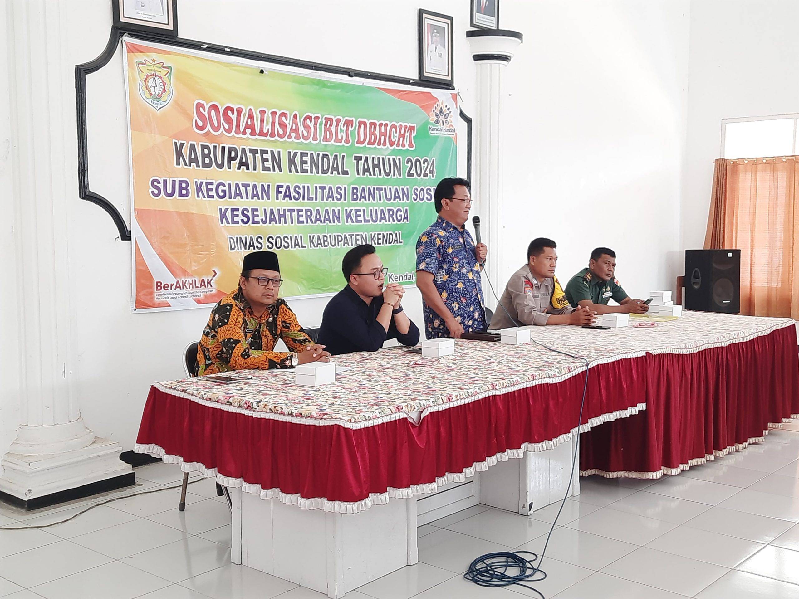 Sosialisasi DBHCHT Kabupaten Kendal Tahun 2024